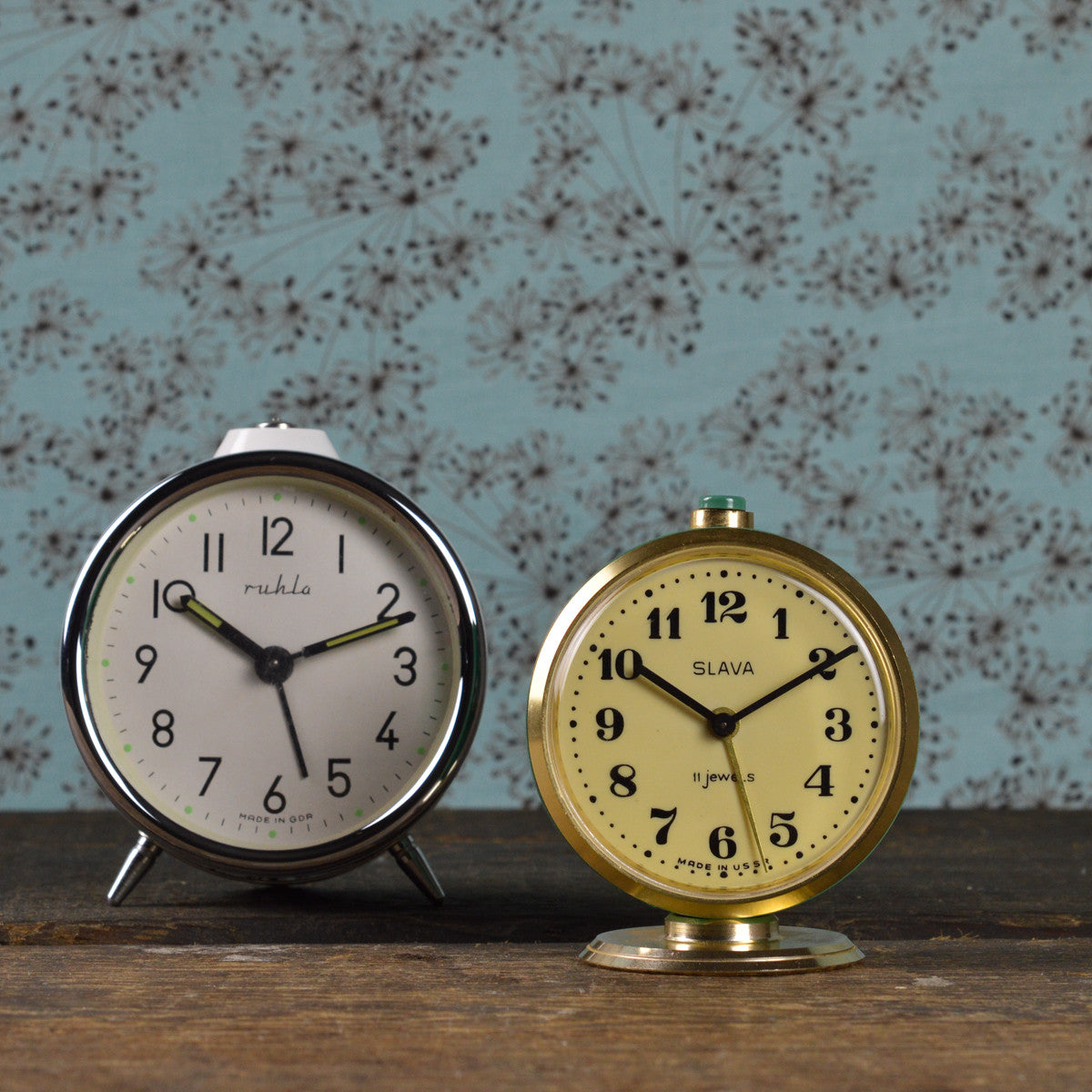 1950’s – 1960’s Slava Mechanical Alarm Clock