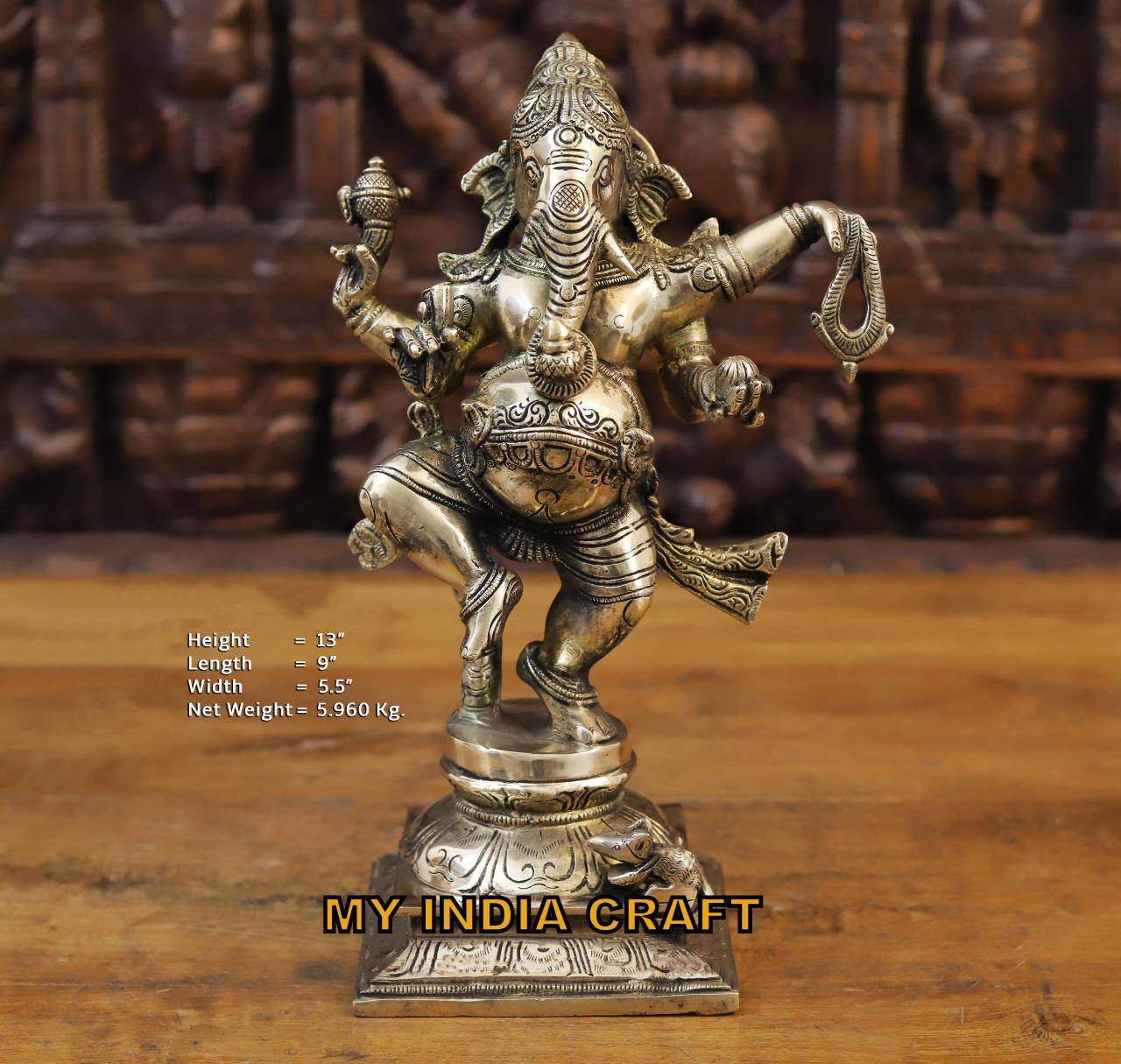 Ganesh idol standing best for home and office temple gift in ...
