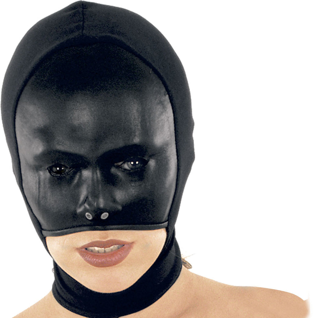 Ebony masked head