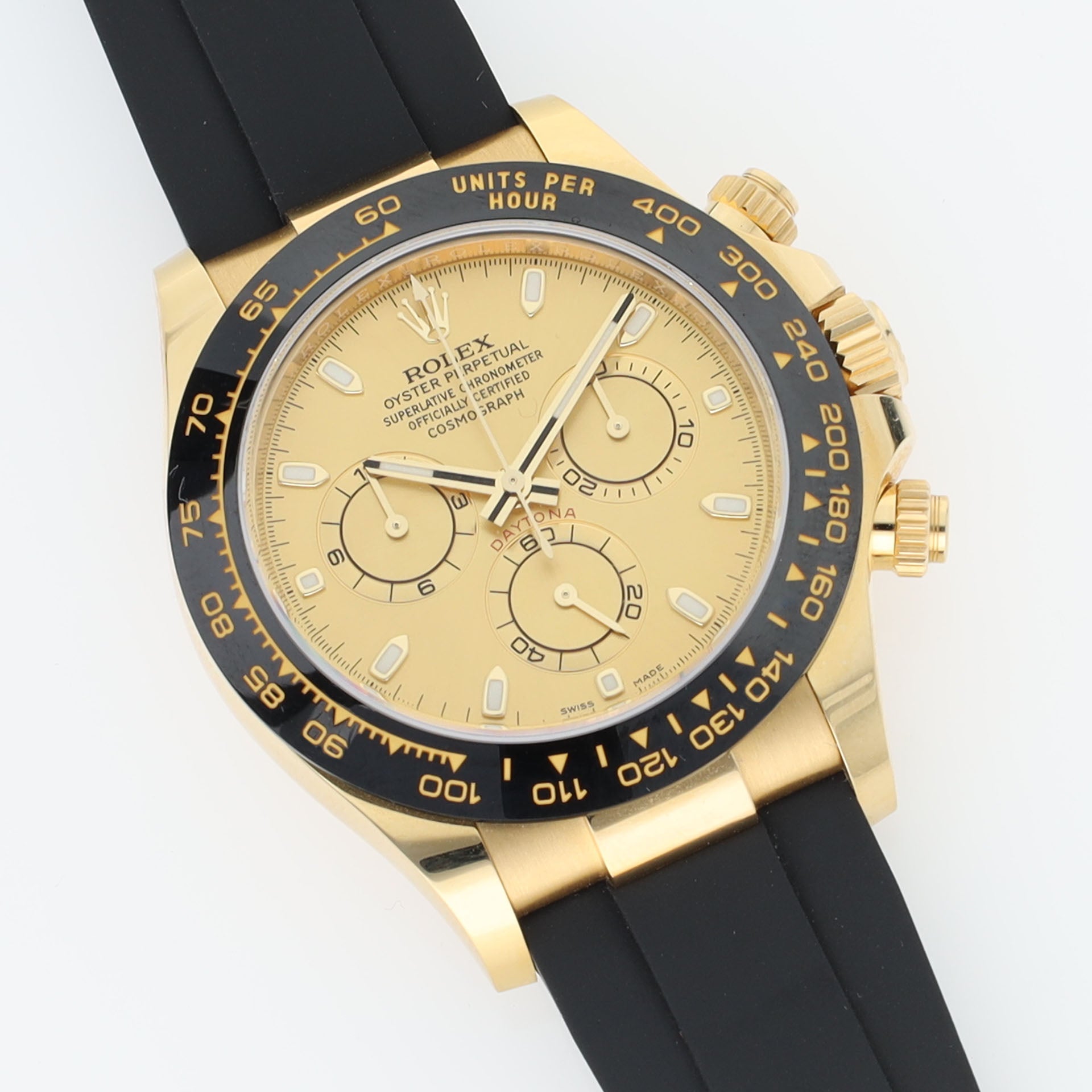 Rolex Daytona 116518Ln Gold Case Ceramic Bezel Full Set – certifiwatch