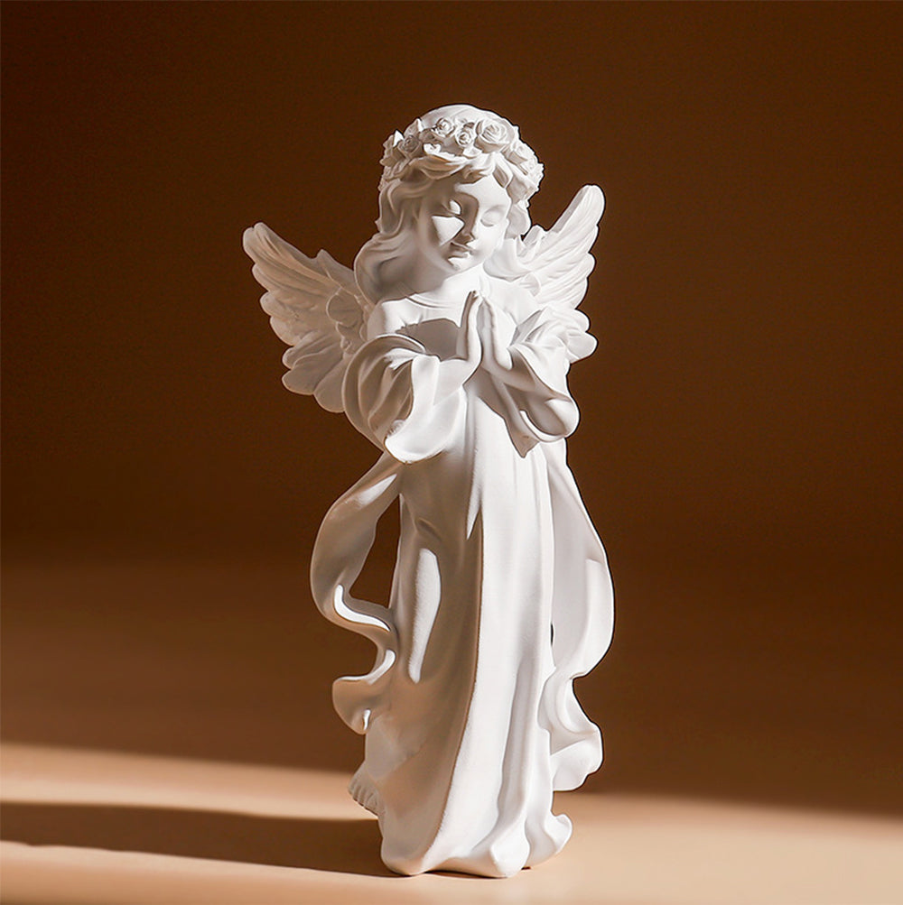 天使 小型 エンジェル 女神 幸せになる置物 置物 白 - 通販 - www ...