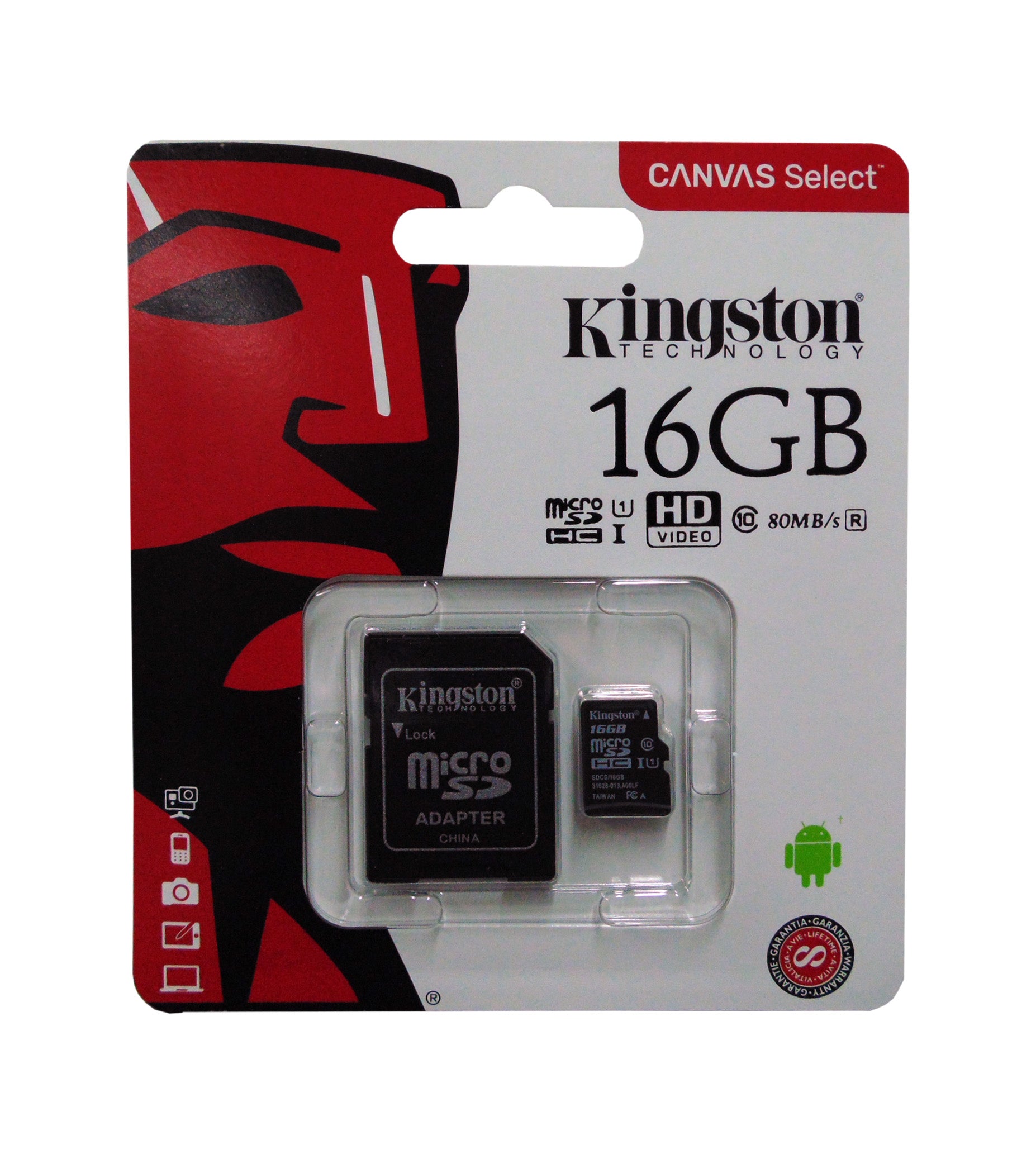 Torpe suave Granjero Memoria Micro SD Kingston SDHC 16GB Clase 10 con adaptador – Beacon212