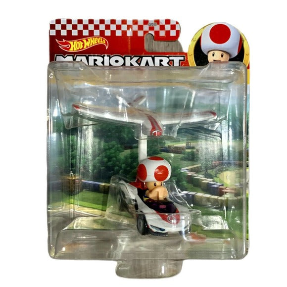 Hot Wheels Mario Kart Toad P Wing With Plane Glider Walk Of Famesports 4281