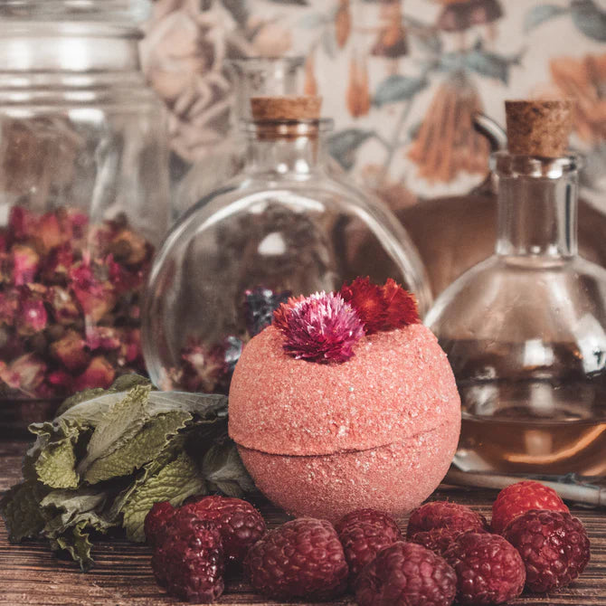 Ruby | Raspberry & Wild Mint | Bath Bomb