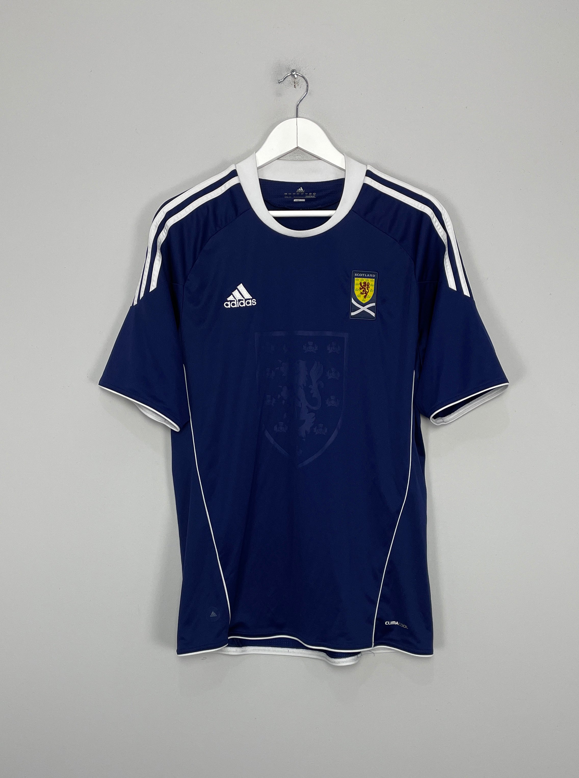 2010/11 SCOTLAND HOME SHIRT (L) ADIDAS