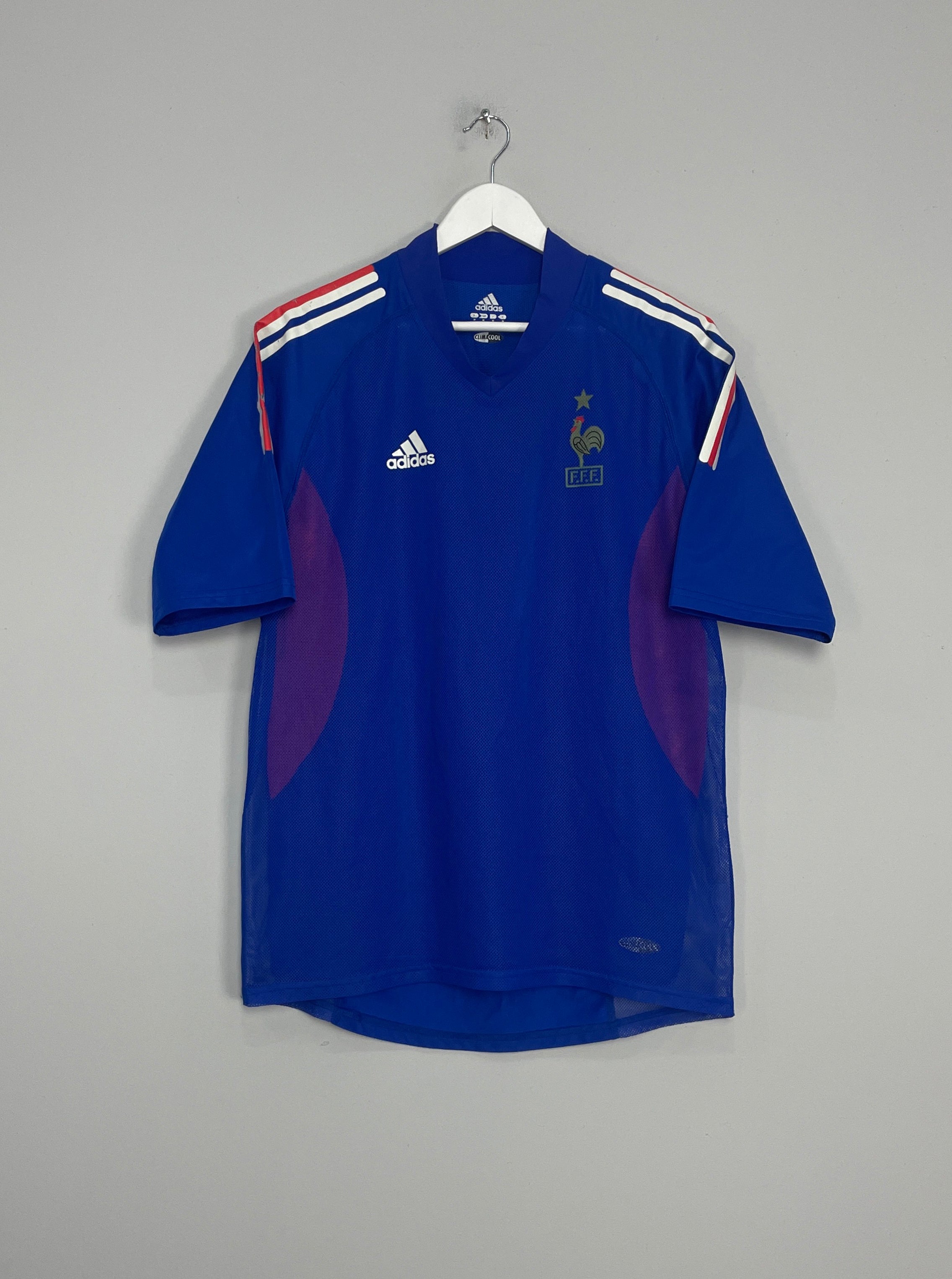 2002/04 FRANCE *PLAYER ISSUE* HOME SHIRT (M) ADIDAS