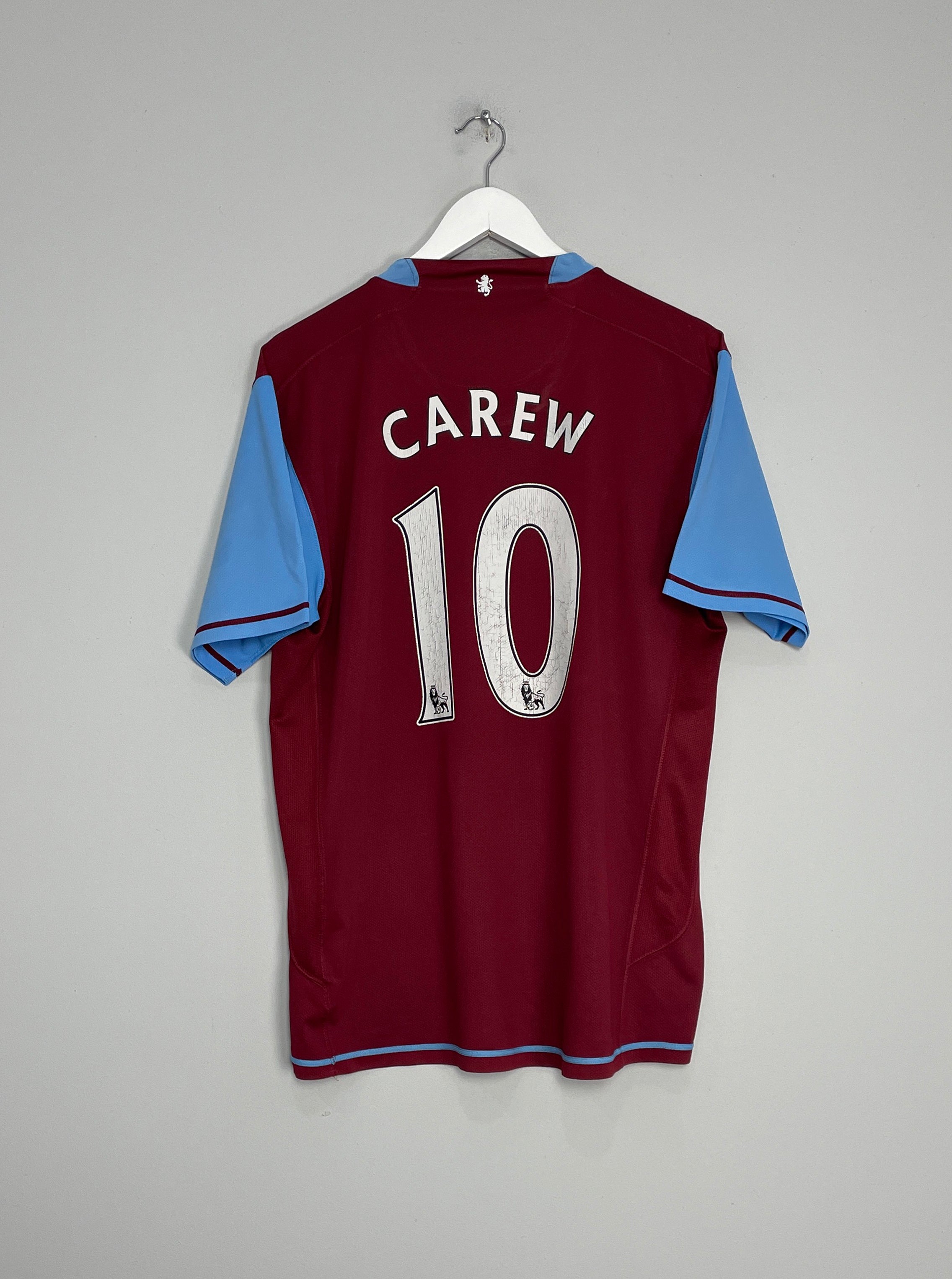 2007/08 ASTON VILLA CAREW #10 HOME SHIRT (M) NIKE