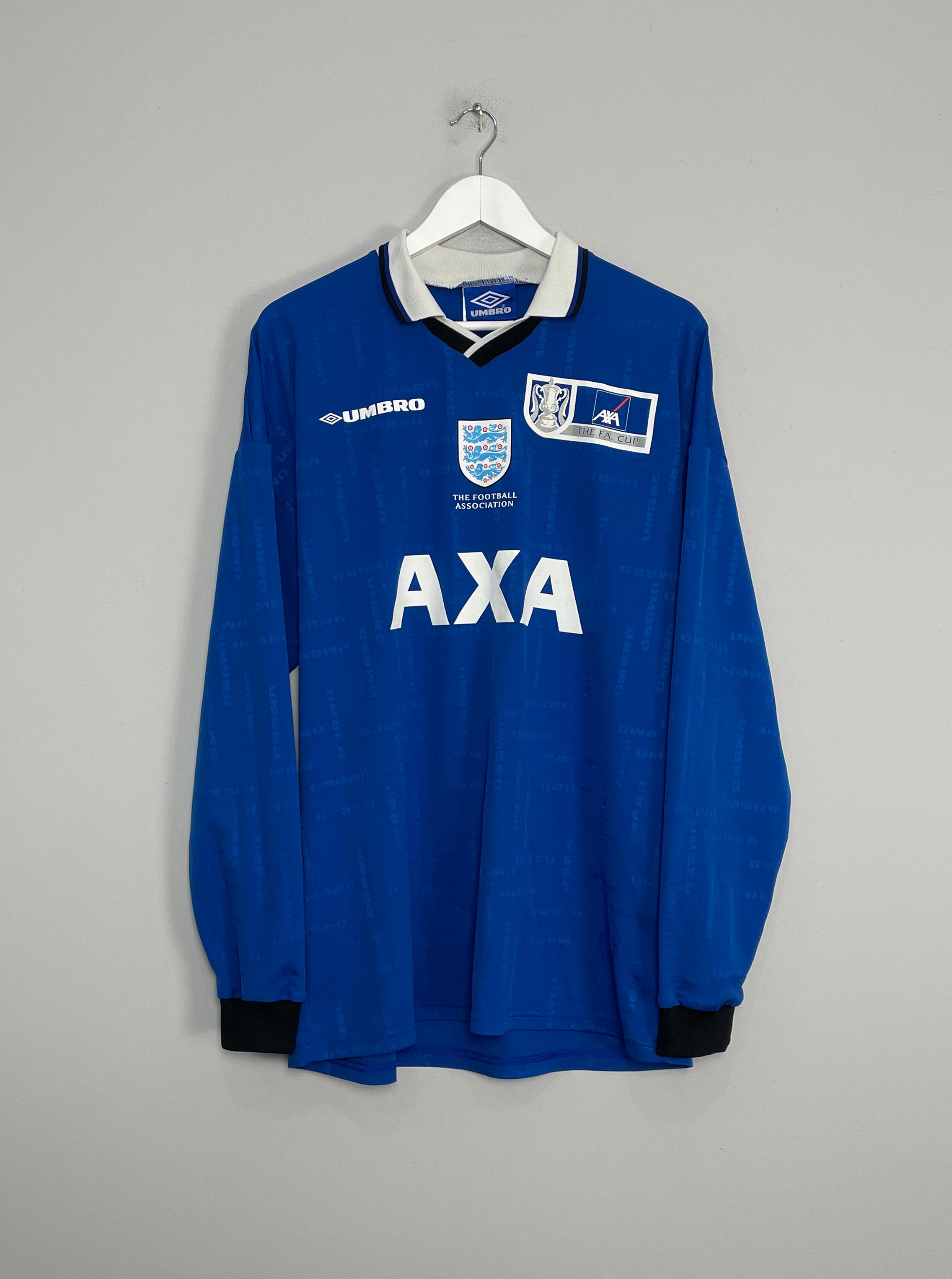 1998/99 ENGLAND L/S FA CUP SHIRT (XL) UMBRO