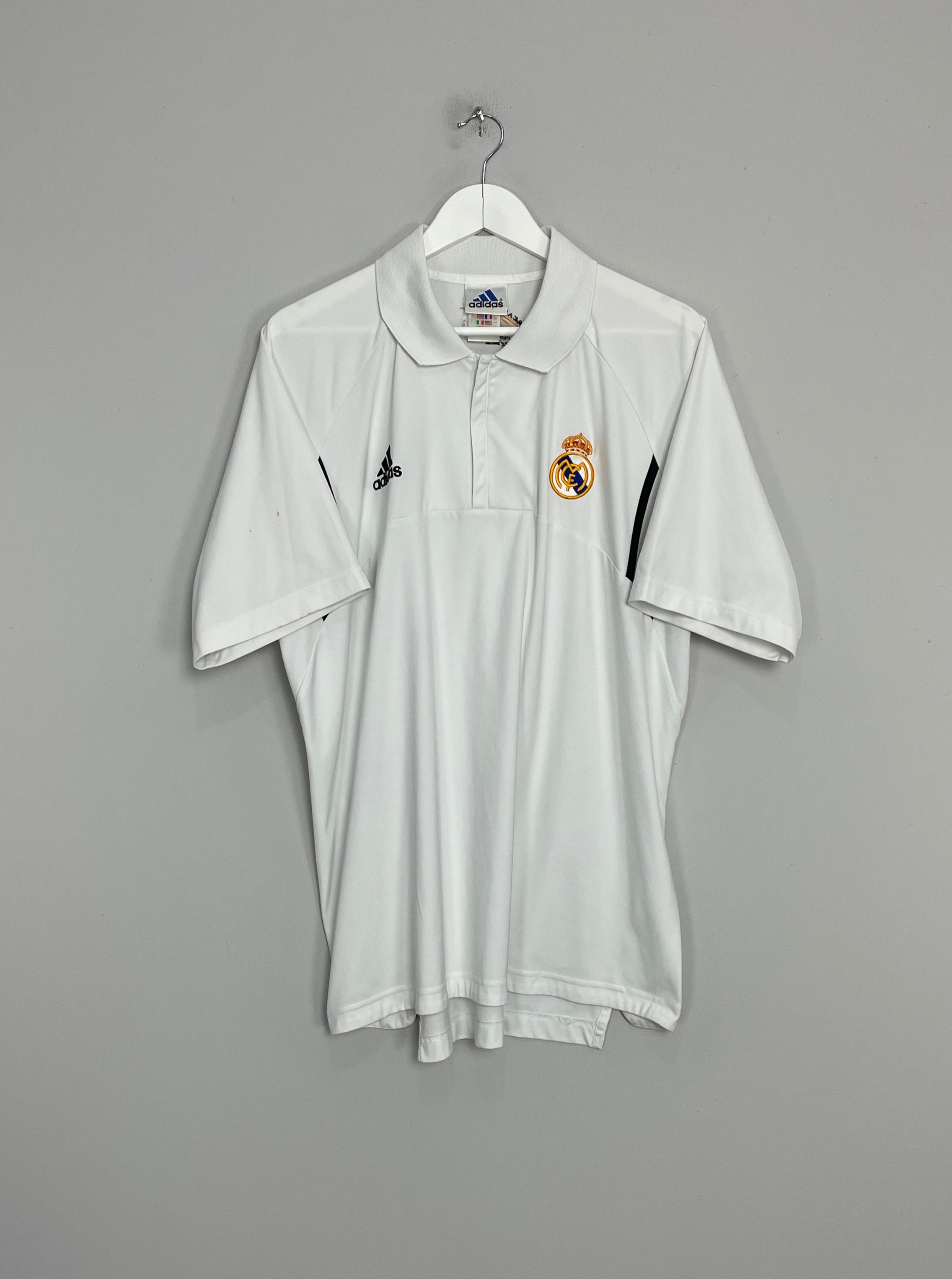 2002/04 REAL MADRID TRAINING SHIRT (L) ADIDAS