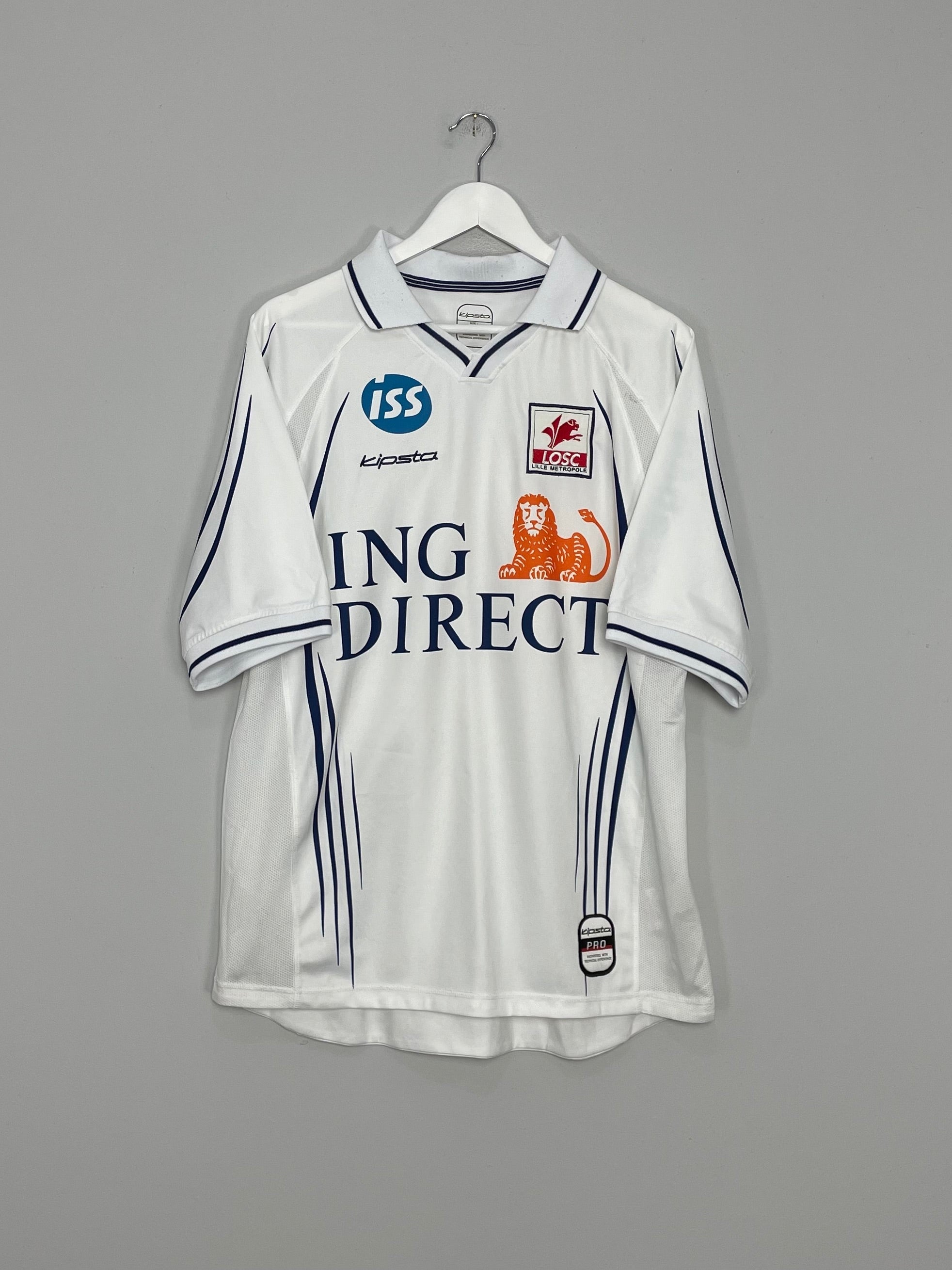 2001/02 LILLE AWAY SHIRT (L) KIPSTA