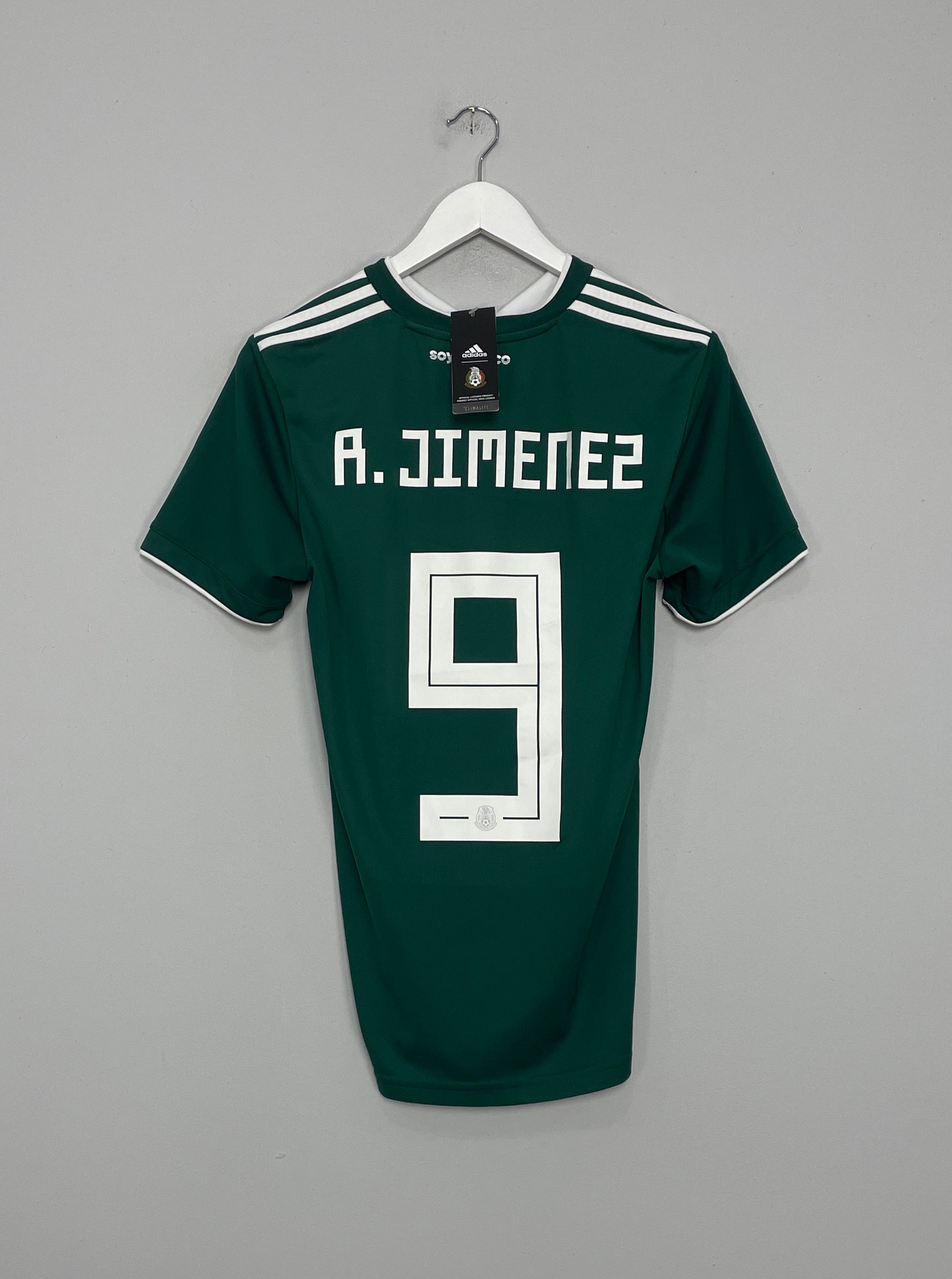 2017/18 MEXICO R.JIMENEZ #9 *BNWT* HOME SHIRT (S) ADIDAS