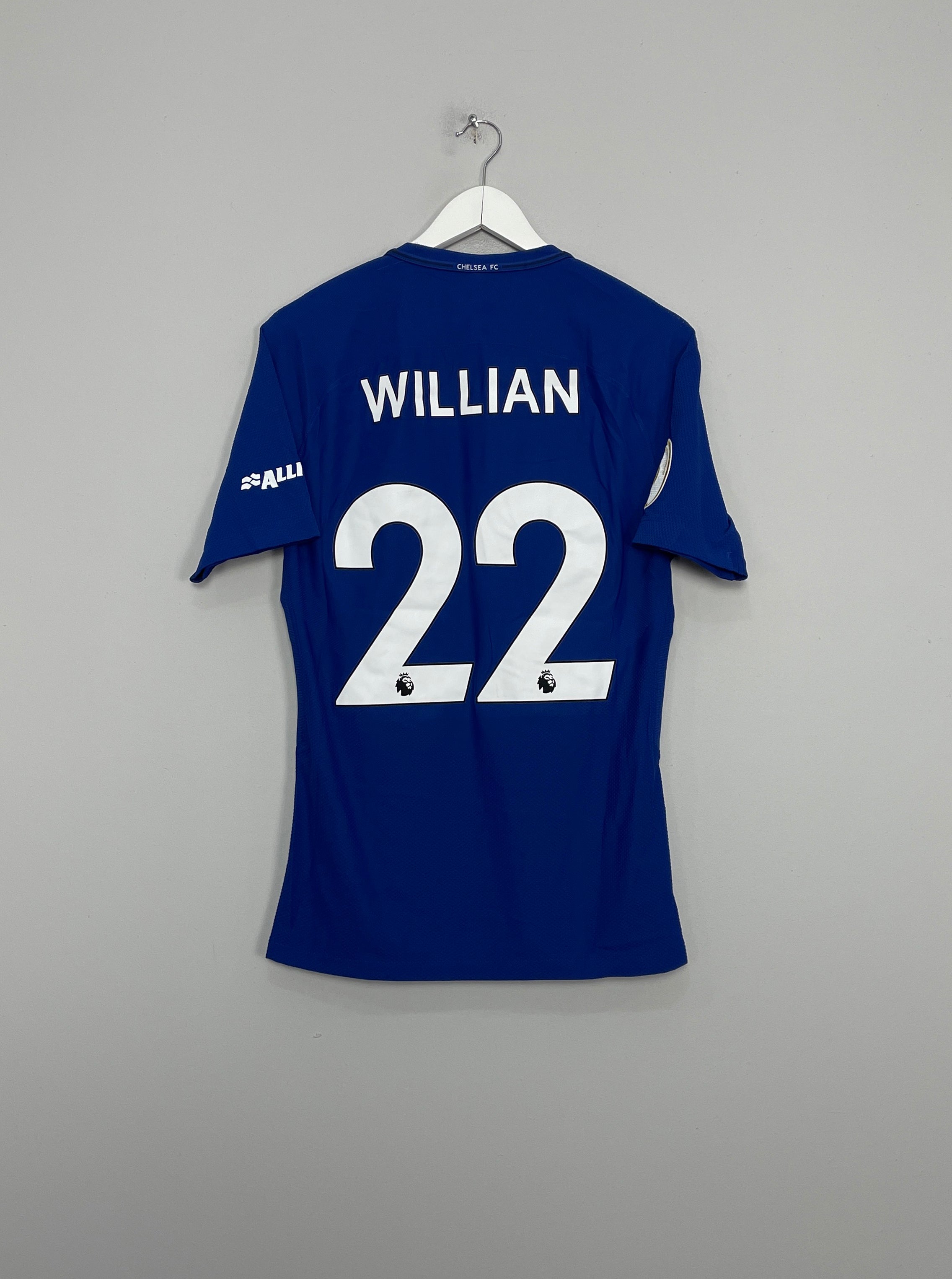 2017/18 CHELSEA WILLIAN *MATCH ISSUE* HOME SHIRT (M) NIKE