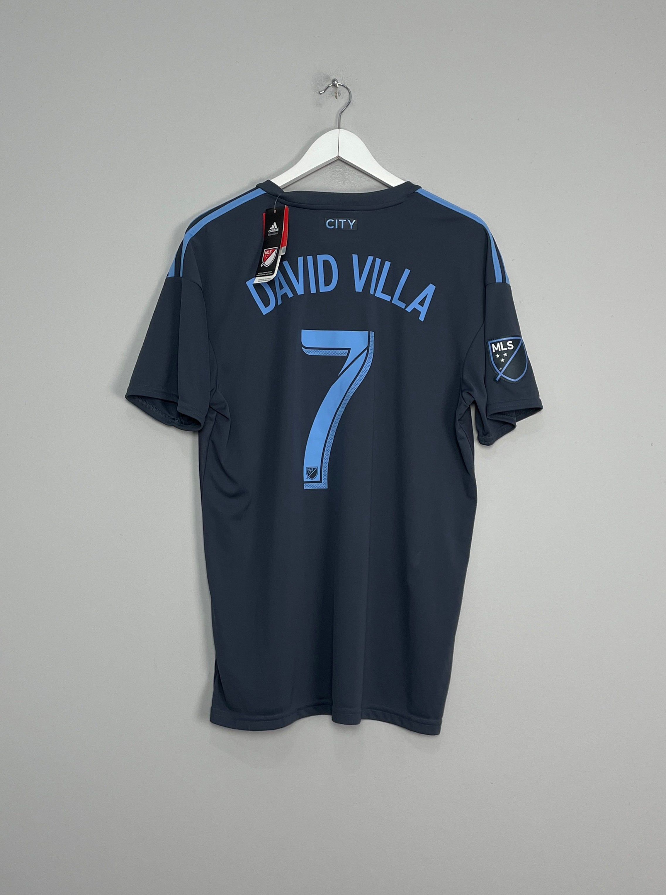 2018/19 NEW YORK CITY DAVID VILLA #7 *BNWT* AWAY SHIRT (L) ADIDAS