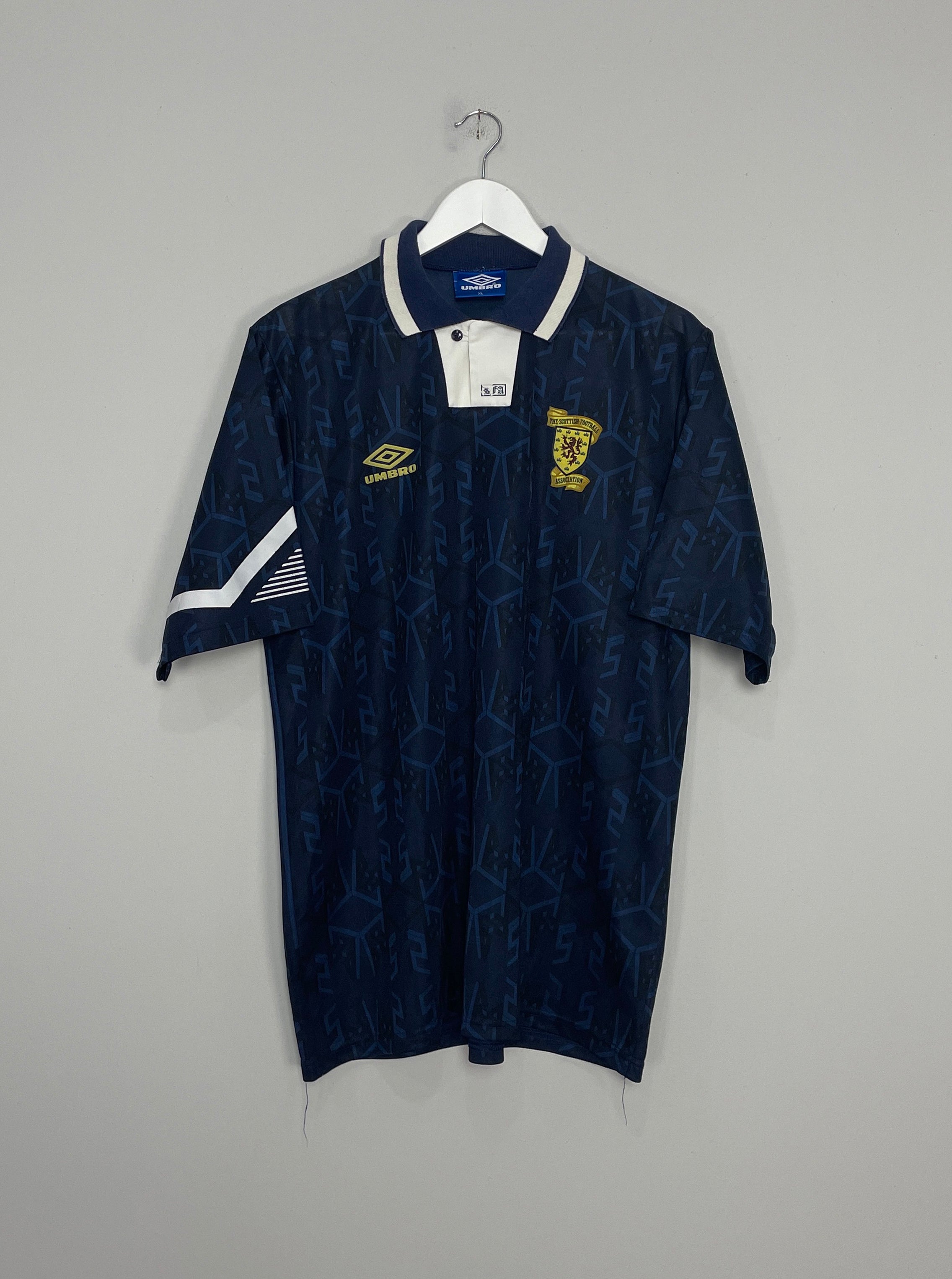 1991/93 SCOTLAND HOME SHIRT (XL) UMBRO