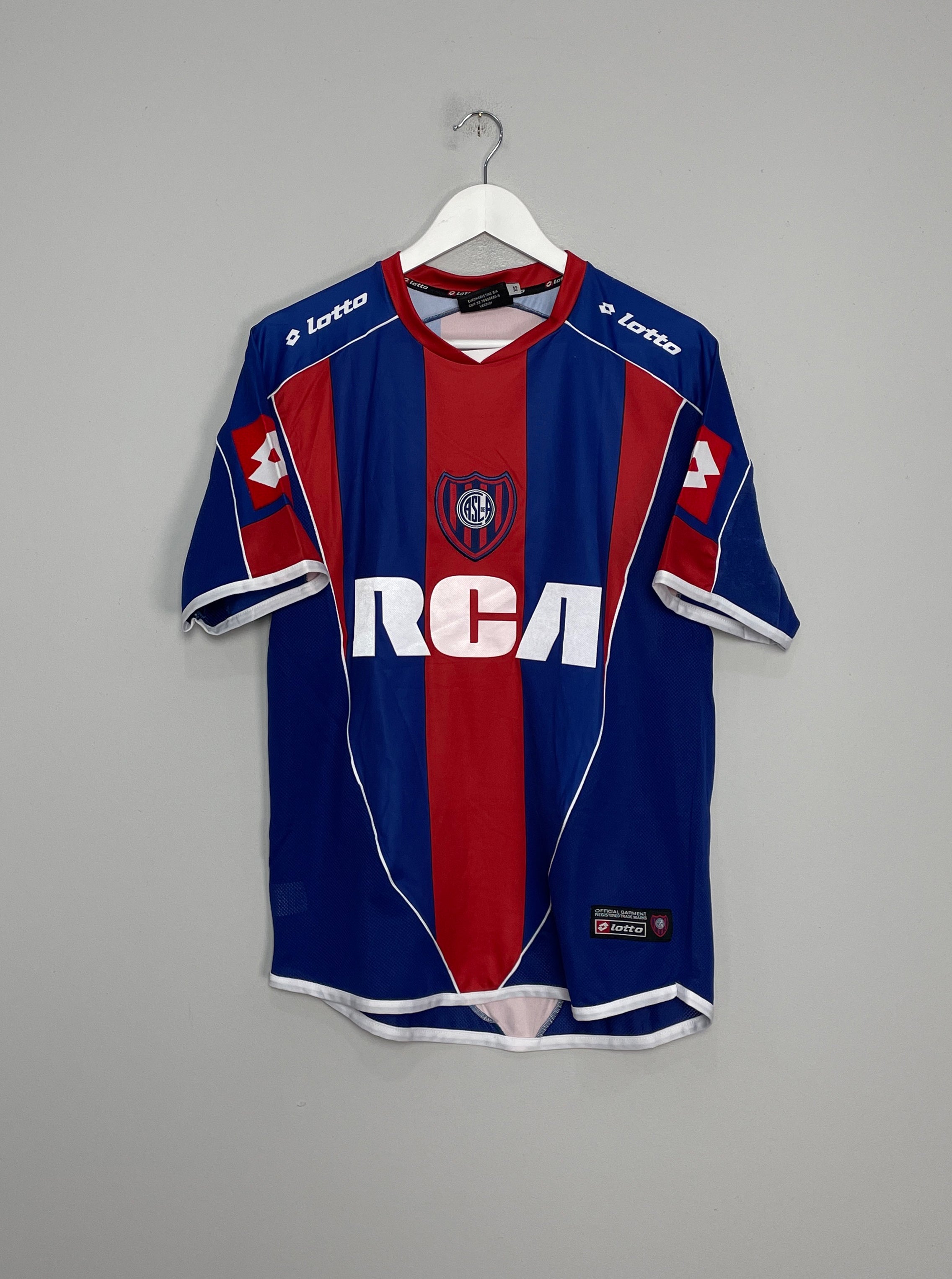 2005/06 SAN LORENZO HOME SHIRT (XS) LOTTO