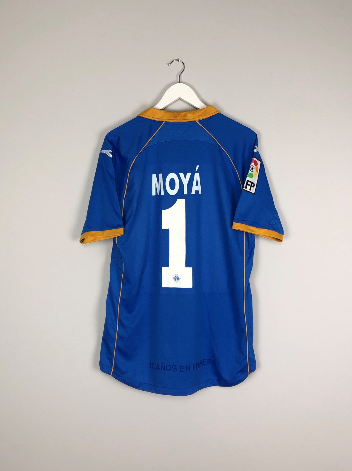 2013/14 GETAFE MOYA #1 *MATCH ISSUE* GK SHIRT (L) JOMA