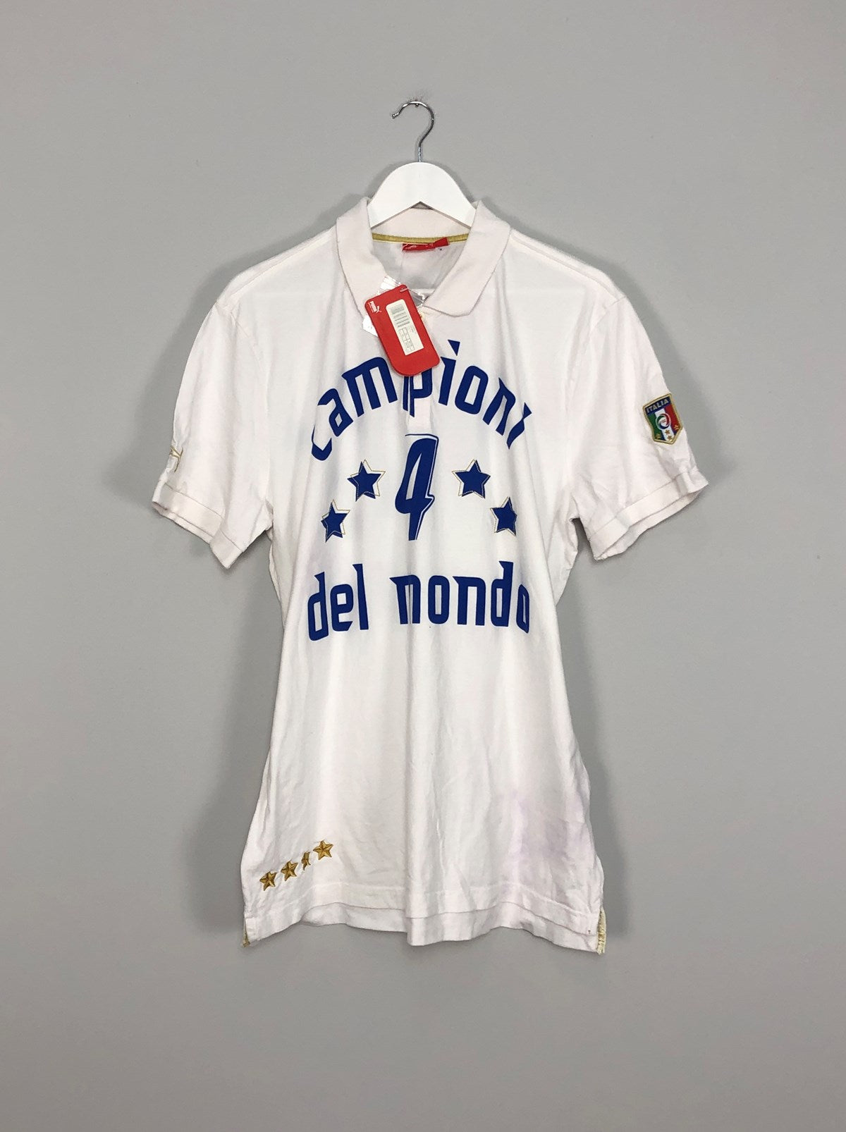 2006 ITALY *BNWT* ’CAMPIONI DEL MONDO’ PUMA POLO SHIRT (XL)