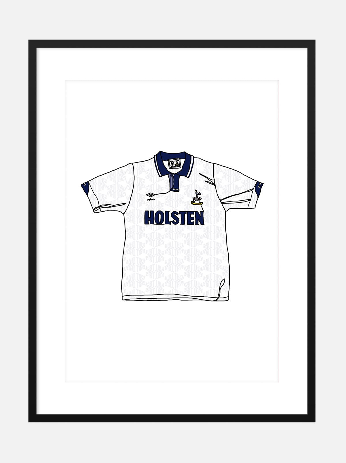 1992 TOTTENHAM HOTSPUR FC - #1 - Digital Print