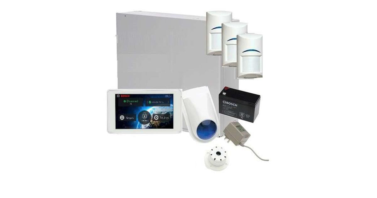 Bosch Solution 3000 Alarm System 3 x Quad Detectors Touch Screen