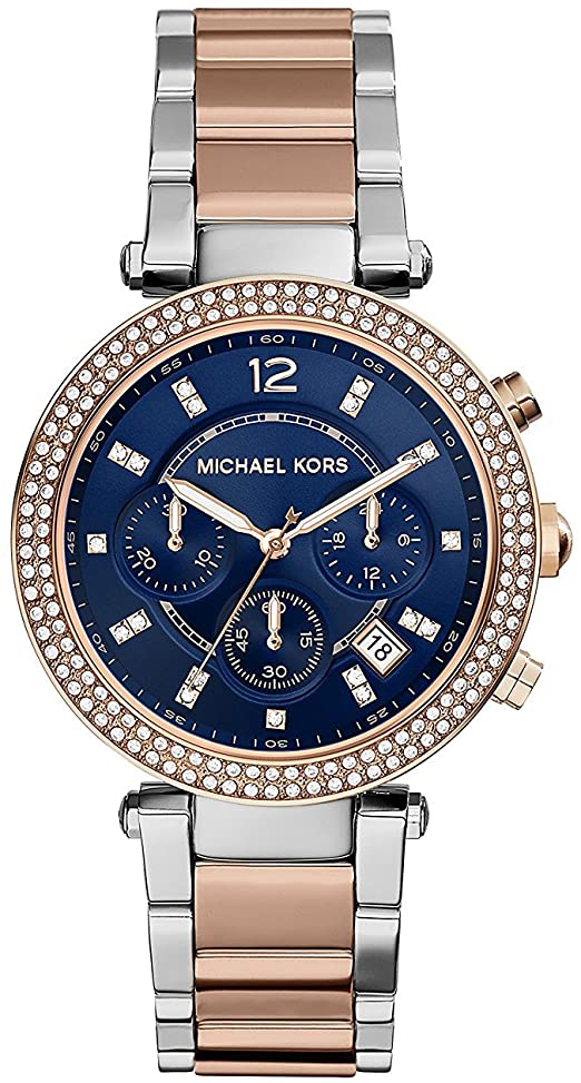 michael kors two tone watch