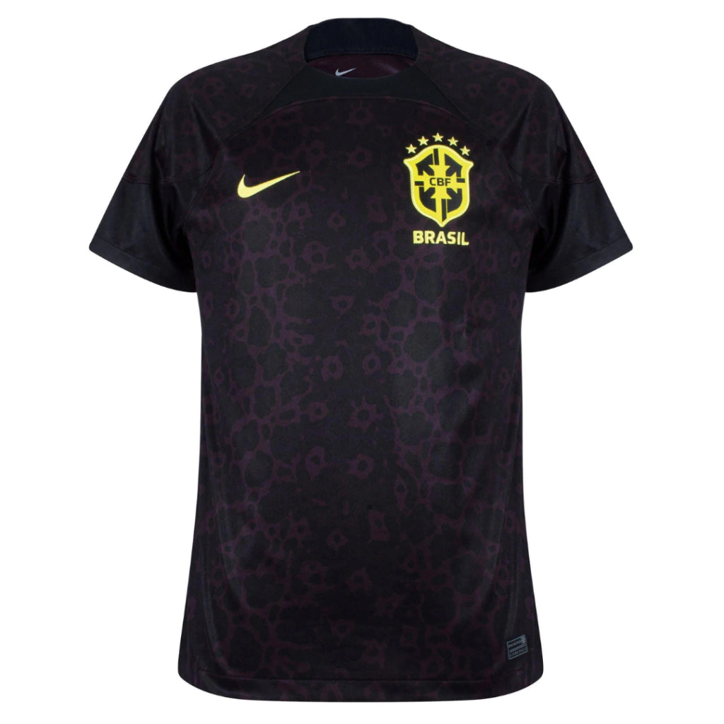 Desgastado conspiración apretado Camiseta de Portero Brasil 2022 Fan Nike Hombre - Negro