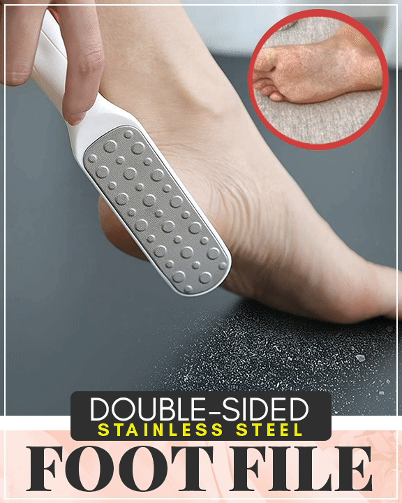 Double-sided Stainless Steel Foot File