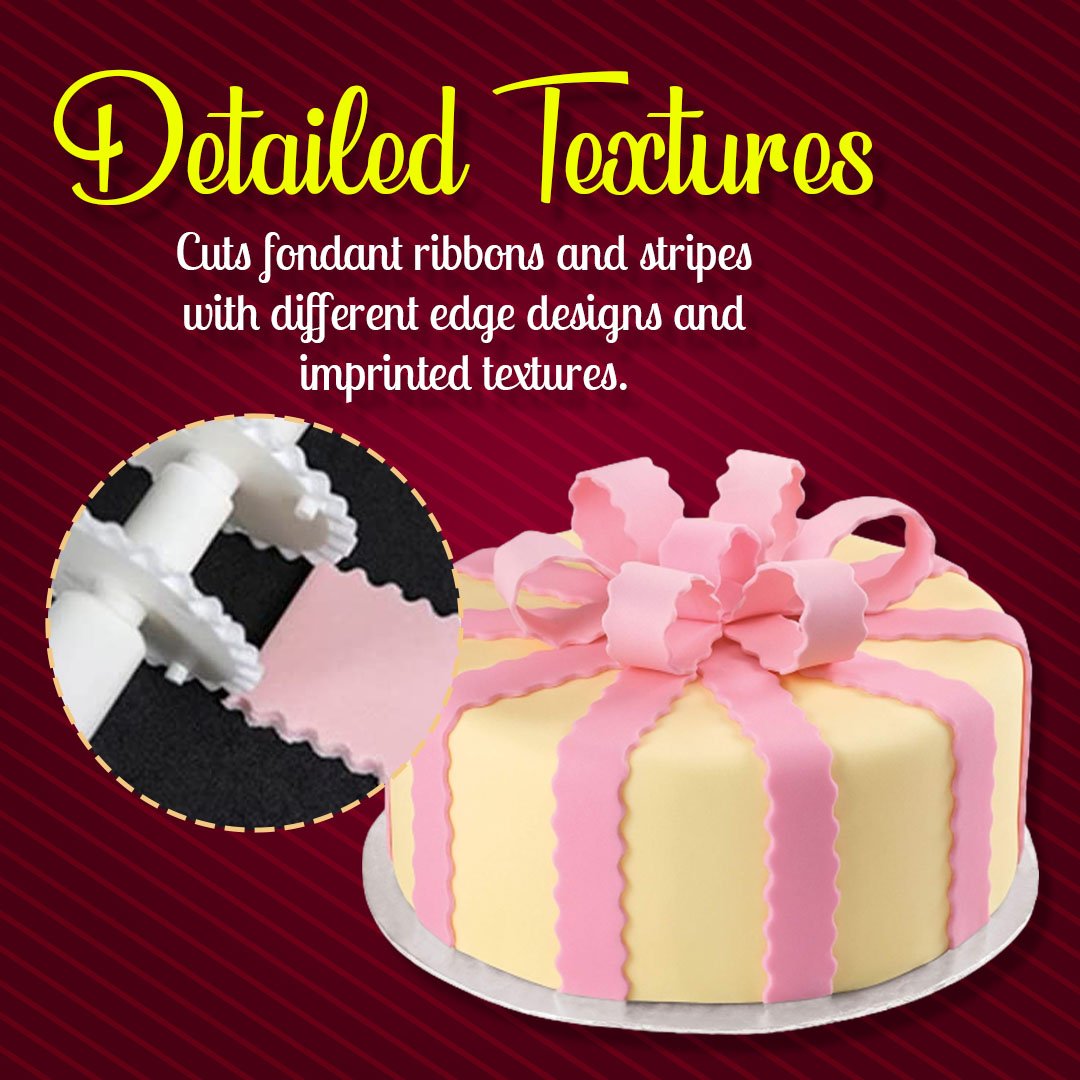 Fondant Multi-Ribbon Cutter Tool