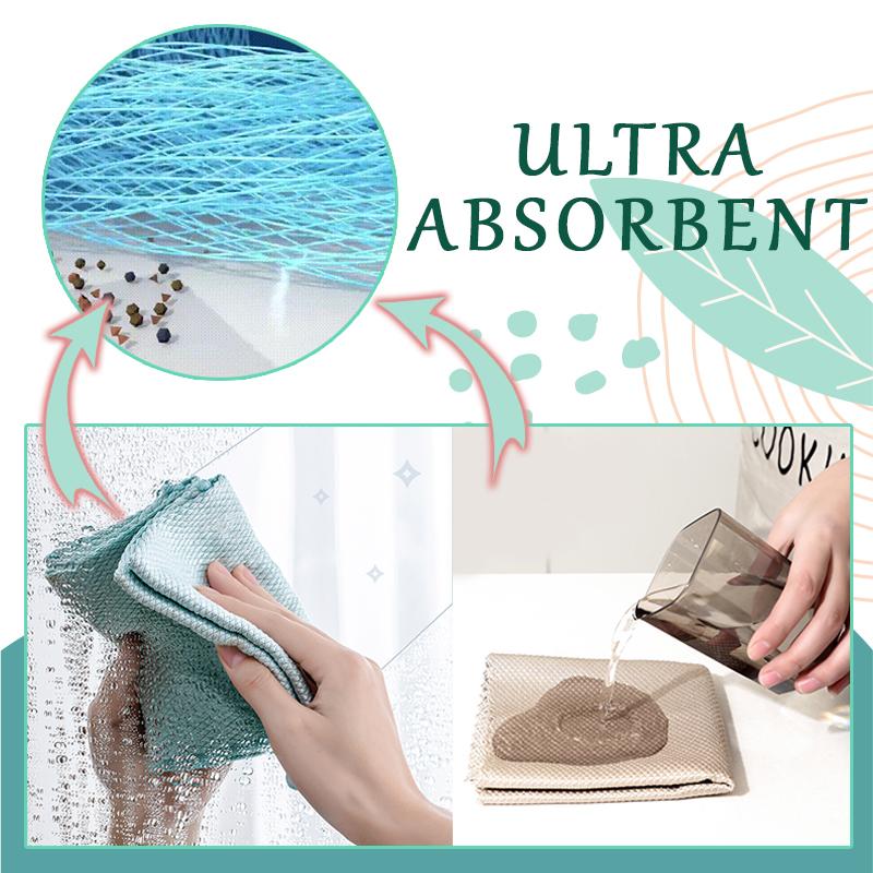 Polishing Microfiber Fish Scale Cloth