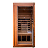 Sublime-906MR 1-Person Infrared Sauna in Red Cedar | Nature's Art, Noble Enjoyment