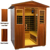 Wearwell-904VT 4 Person Outdoor Ultra-Low EMF Infrared Sauna in Mahogany | Clearance Price + Coupon | Incredibly Strong