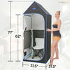 Airy-602VFP Ultra-high Portable Infrared Sauna Tent | Spring Sale | Larger and Higher