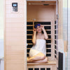 Purity-902CH 2 Person Far Infrared Sauna in Hemlock | Clearance Price + Coupon | The Popular