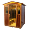 Wearwell-904VR 4 Person Outdoor Ultra-Low EMF Infrared Sauna in Red Cedar | Clearance Price + Coupon | Nature's Art, Noble Enjoyment