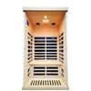 Ample-901PH 1-2 Person Infrared Sauna in Hemlock | Clearance Price + Coupon | Plus Size + App Remote