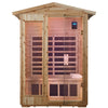 Garner-902VS 2 Person Outdoor Infrared Sauna in Fir | Outdoor Season Sale | The Popular
