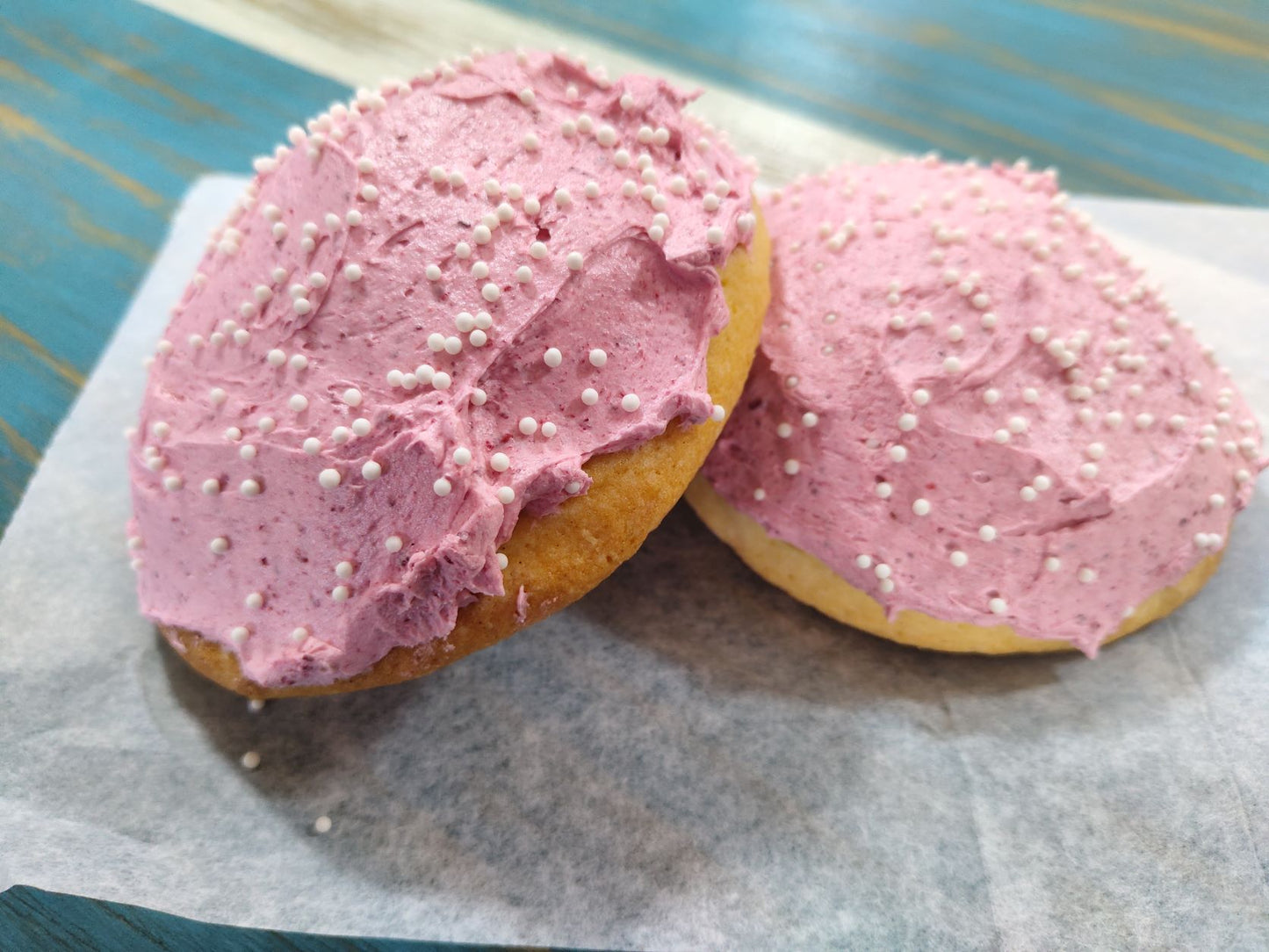 Raspberry Iced Sugar Cookie- Minimum 4