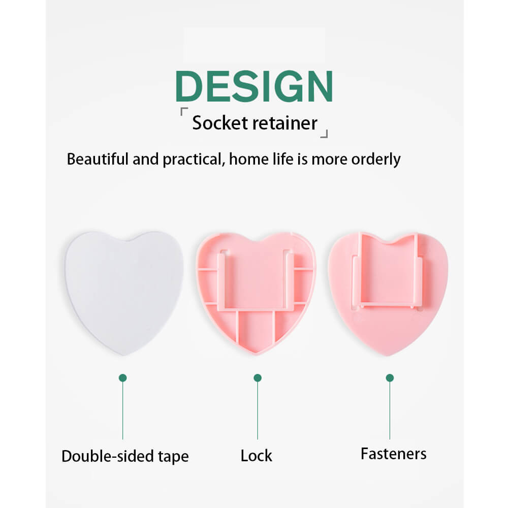 10 pieces of heart-shaped socket holder