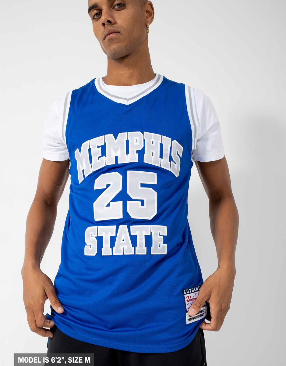 PENNY HARDAWAY Memphis State Blue Basketball Jersey Gift Any Size 