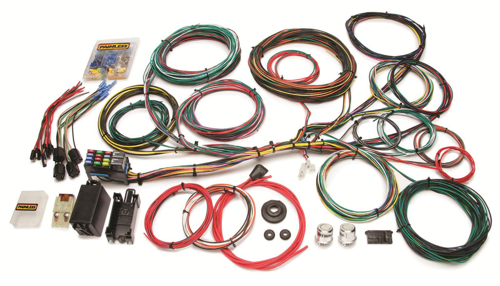 Painless 21 Circuit Ford Colour Coded Wiring Harness Kit 67-68