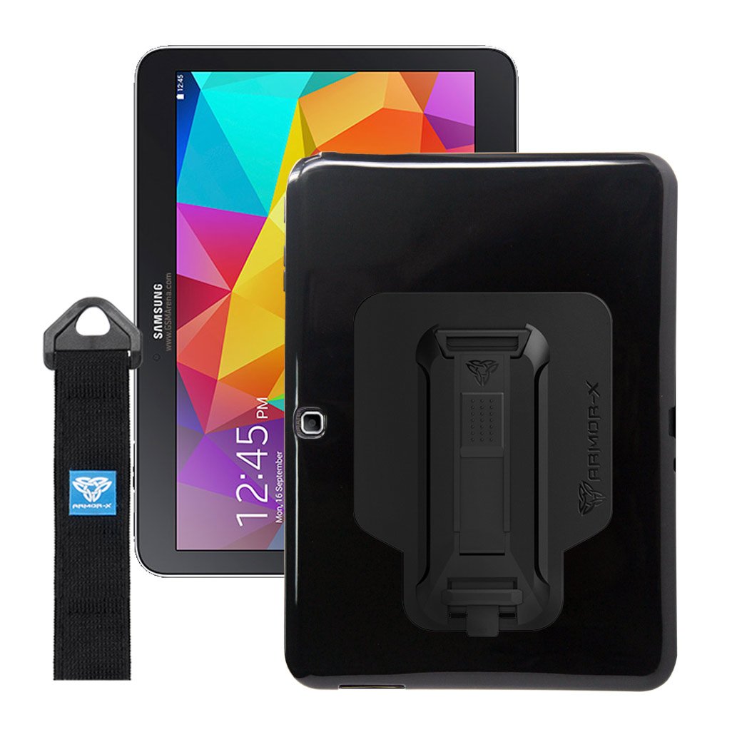 zebra Namaak atleet PXS-SS18 | Samsung Galaxy Tab 4 10.1 T530 | Shockproof Case w/ Kicksta –  ARMOR-X