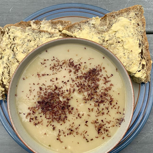 Winter Warming Parsnip, Apple & Dulse Soup