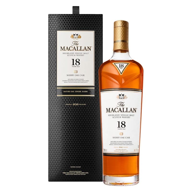 The Macallan 18 Year Sherry Oak Cask Scotch Whisky – Barbank