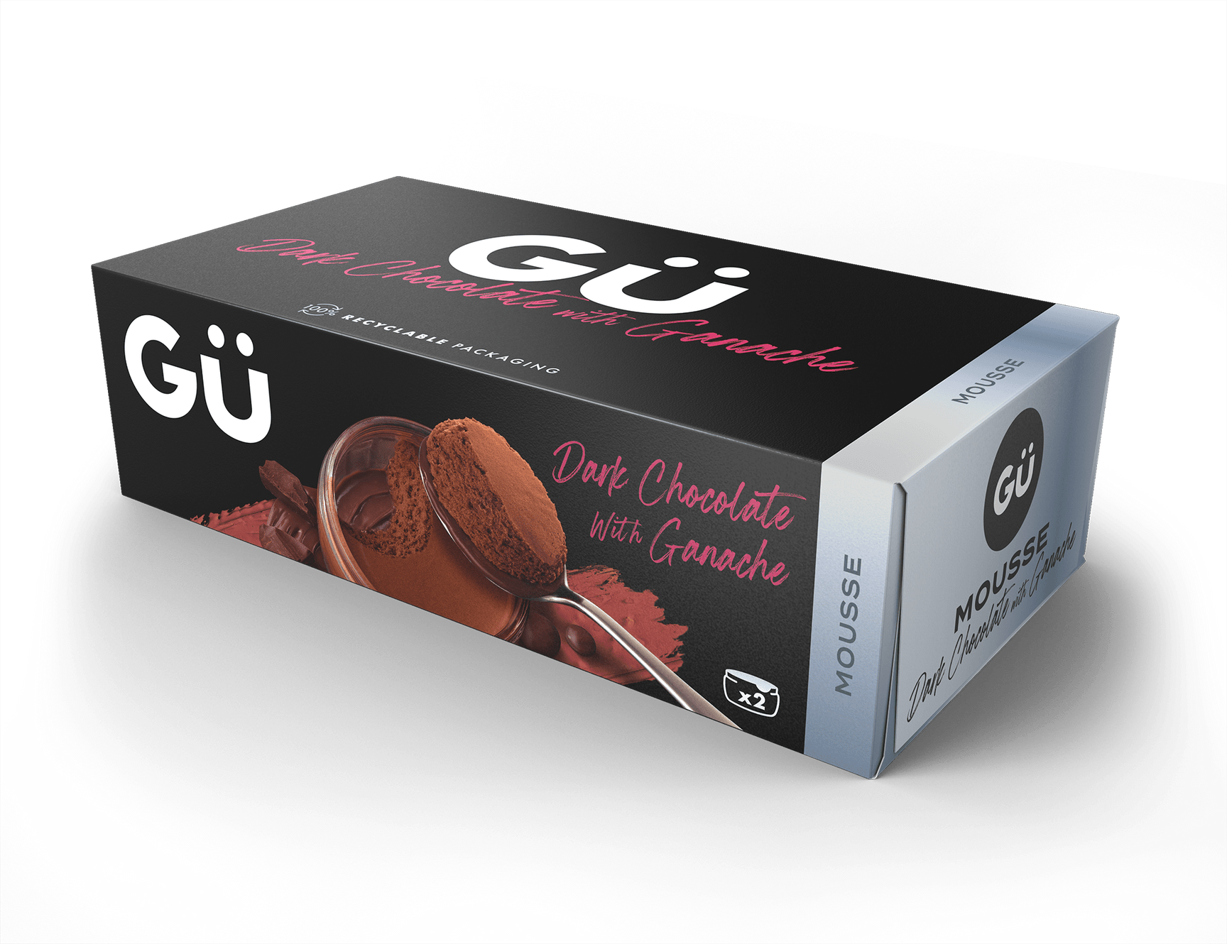 pack gu dark chocolate with ganache mousse