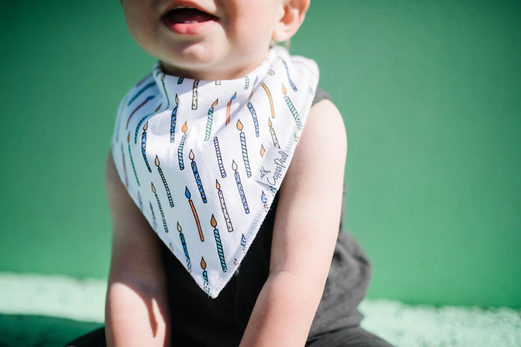 Confetti Candle Baby Bandana Bib