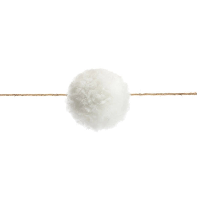 Snowball Pom Pom Garland