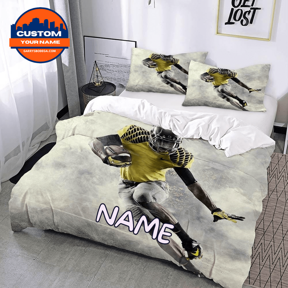 grey football duvet cover