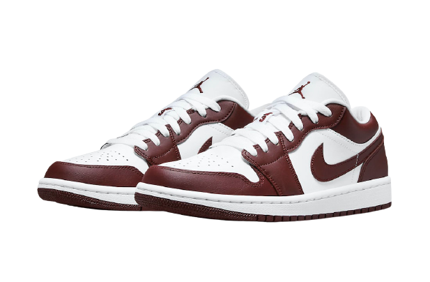 Air Jordan 1 Low Burgundy - Team Red 