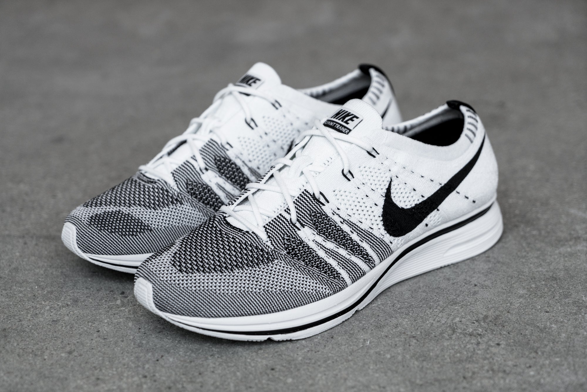 Nike OG Flyknit Trainer Black \u0026 White Rerelease