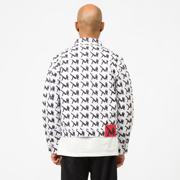 calvin klein all over print hoodie