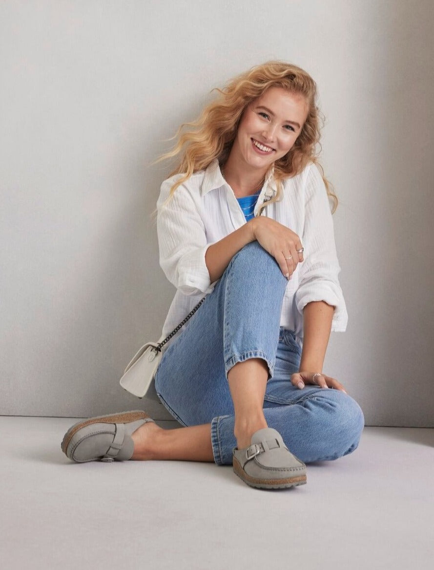 BIRKENSTOCK BUCKLEY NUBUCK | DOVE GRAY – THE HEN HOUSE 2